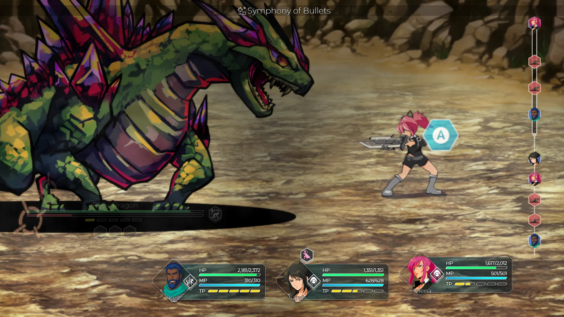 Combat Quick Time Event Success Screenshot